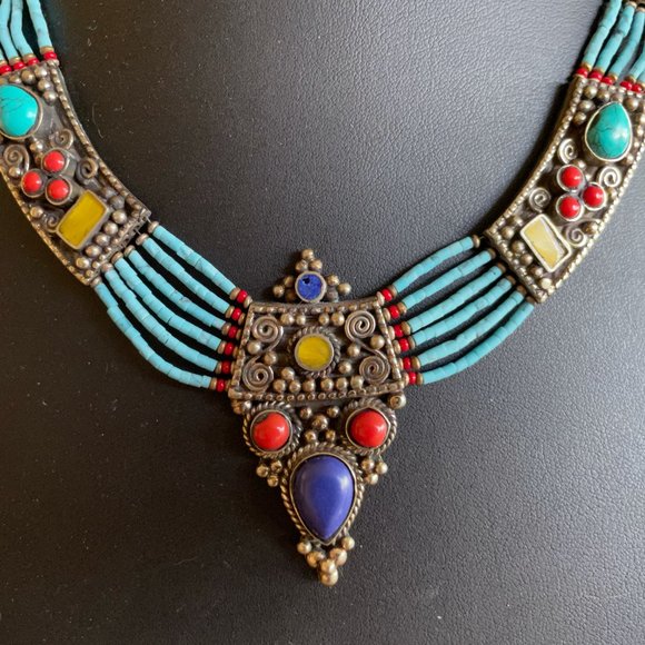Tibetan Nepalese Necklace - Picture 5 of 5